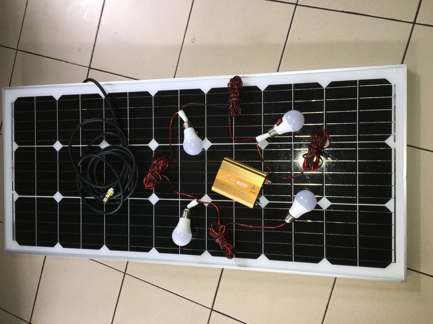 Kit solaire lithium 100w